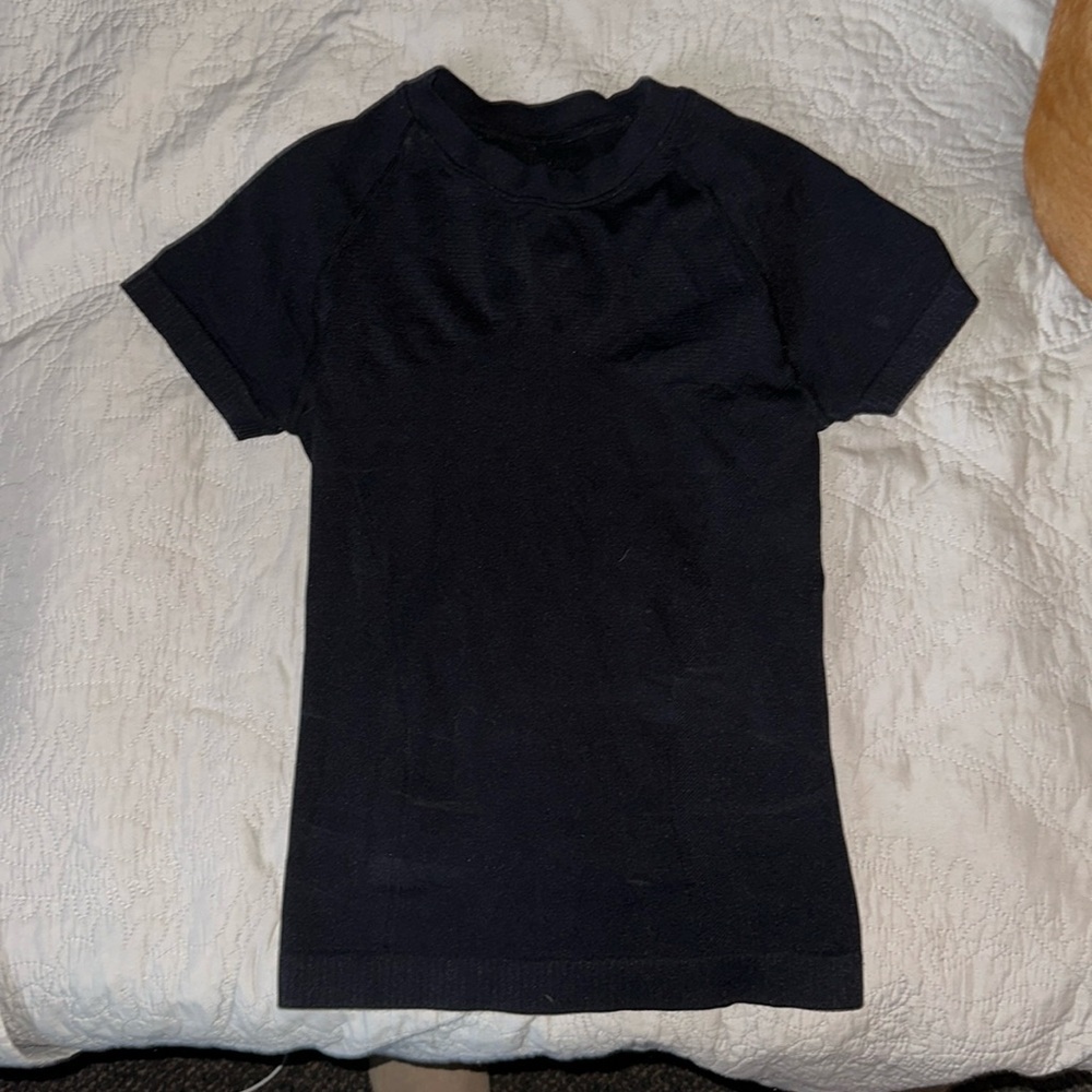 women's black compression shirt